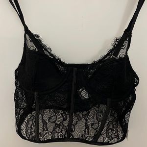 Lace crop top